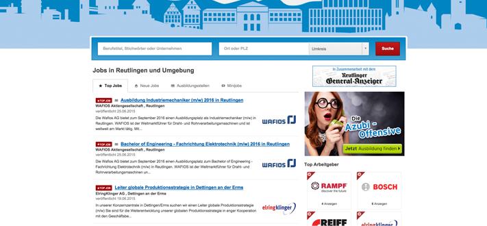 Startseite REGIOALBJOBS.de